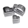 Städter Ausstechform Herzen 5–10,5 Cm Glatt / Gewellt Set, 6-teilig 16