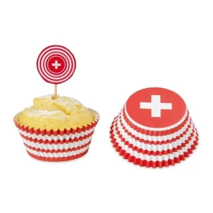 Städter Backform Schweiz Ø 5/7 Cm / H 3,5 Cm 50 Stück 15