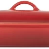 Le Creuset Auflaufform Tradition Mit Deckel, Rechteckig In Kirschrot 8