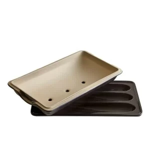 Emile Henry Baguette-Set 2-tlg. Kohle 9