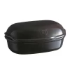 Emile Henry Brotbackform 34×21 Cm Artisan Kohle 13