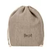 Slowroom Brotbeutel 2 In 1 Leinen Natur 5