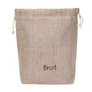Slowroom Brotbeutel 2 In 1 Leinen Natur 8