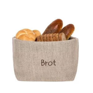 Slowroom Brotbeutel 2 In 1 Leinen Natur 10