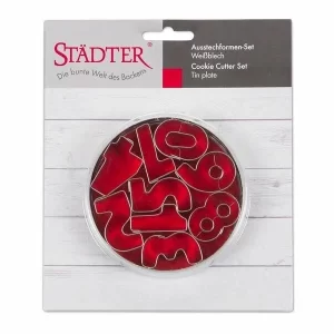 Städter Ausstecher Zahlen Je 3,5 Cm 9-tlg. 6
