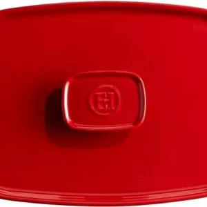 Emile Henry Deckel Für Ultime Rechteckig In Granatapfel 30 X 22 X 3 Cm 8