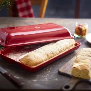 Emile Henry Ersatzunterteil Ciabatta-Set In Fusain 9