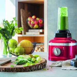 KitchenAid Standmixer Artisan K400 In Gusseisen Schwarz Mit Extra Behälter 19