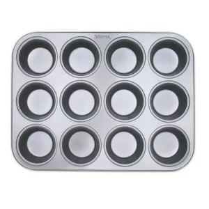 Städter Muffin-/Cupcake-Blech 35×27 Cm We Love Baking Silber 8