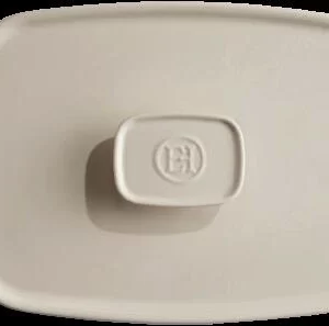 Emile Henry Deckel Für Ultime Rechteckig In Ton 25 X 18 X 3 Cm 8